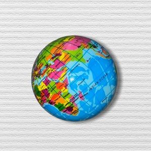 Bright Color Globe Stress Ball